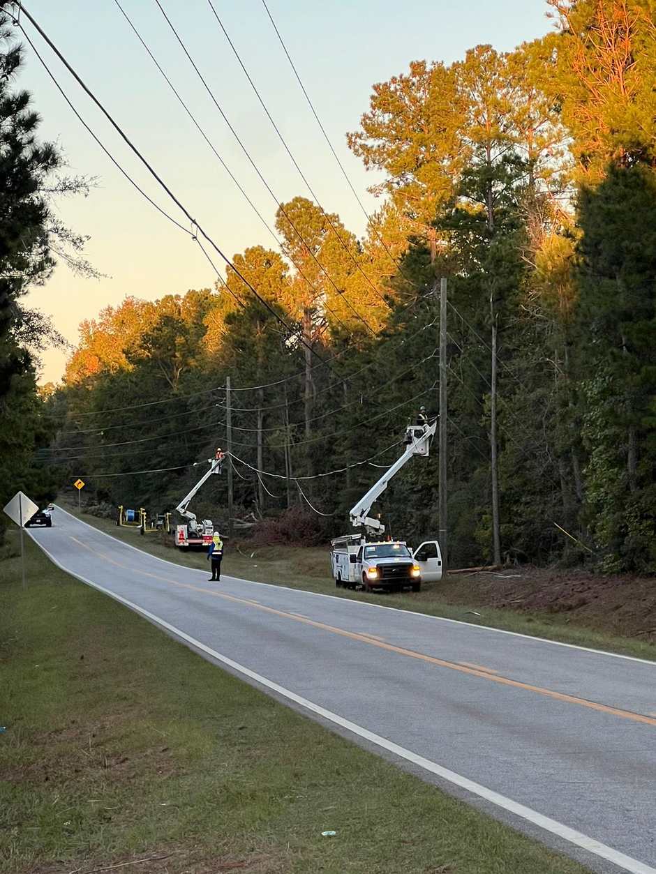 Side by side with fellow restoration teams
